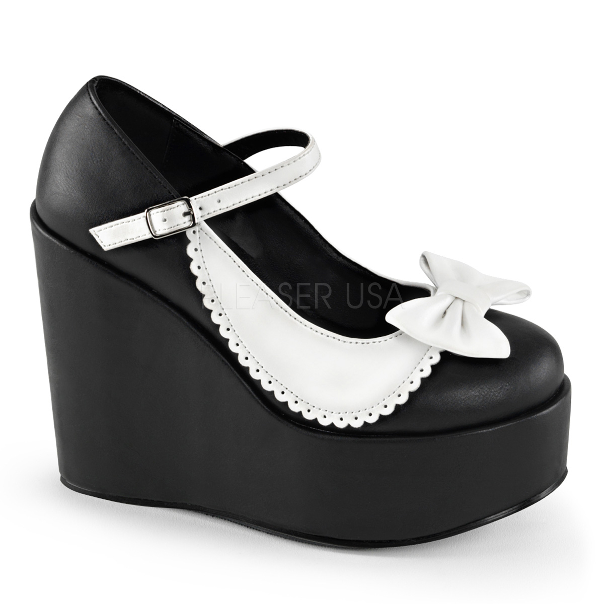 Chaussure compense a talon