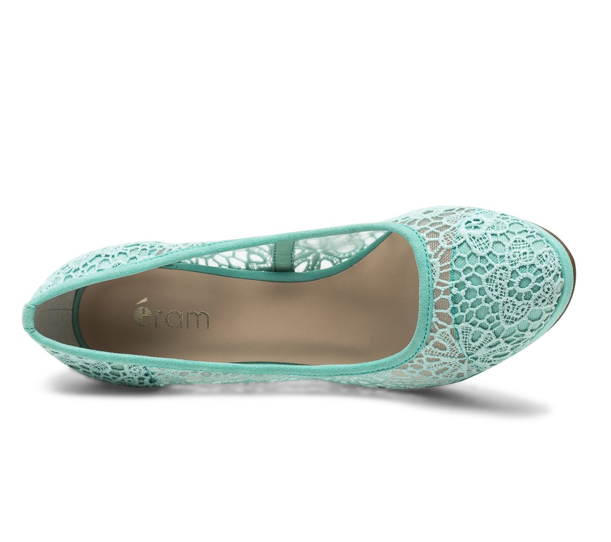 Ballerine vert d'eau