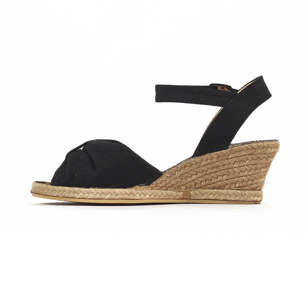Chaussures compensées corde femme