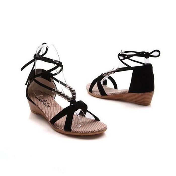 Sandale femme ruban