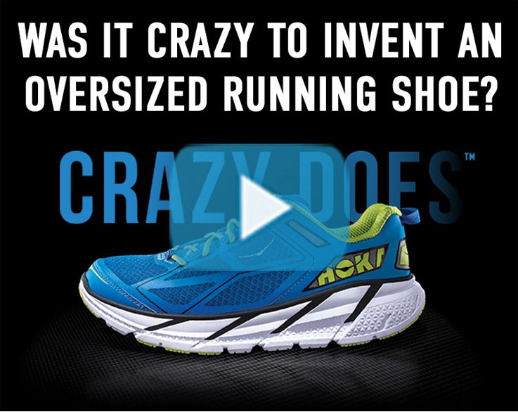 Chaussure running oversize