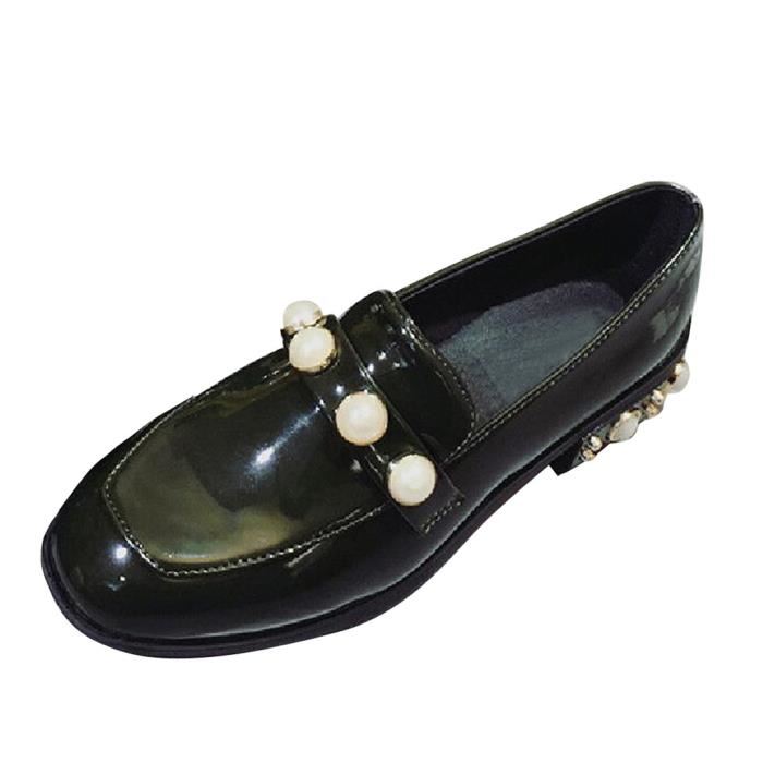 Mocassin femme avec perle