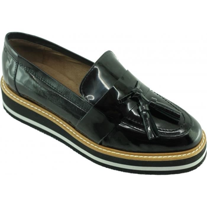 Mocassin femme compensé