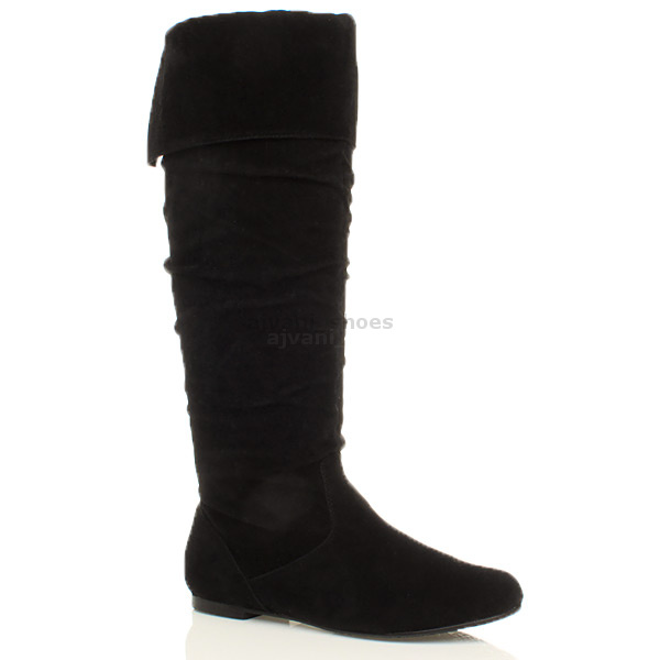Bottes talon plat