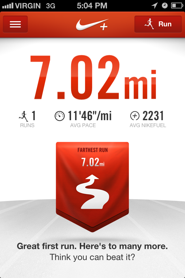 Nike running 5k