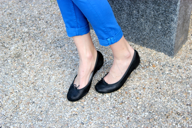 Ballerine repetto noir vernis
