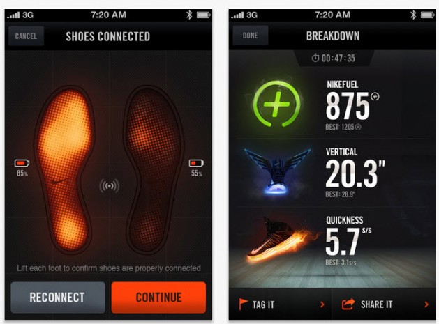 Nike running sans 3g