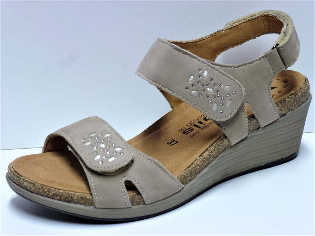 Sandale femme largeur h