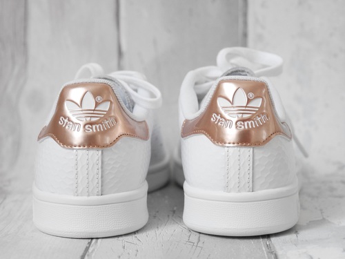 Stan smith femme white gold