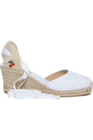 Chaussure compensée blanc