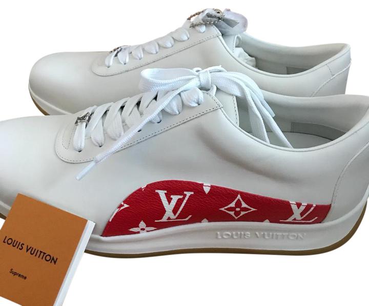 Louis vuitton x supreme platform sneakers