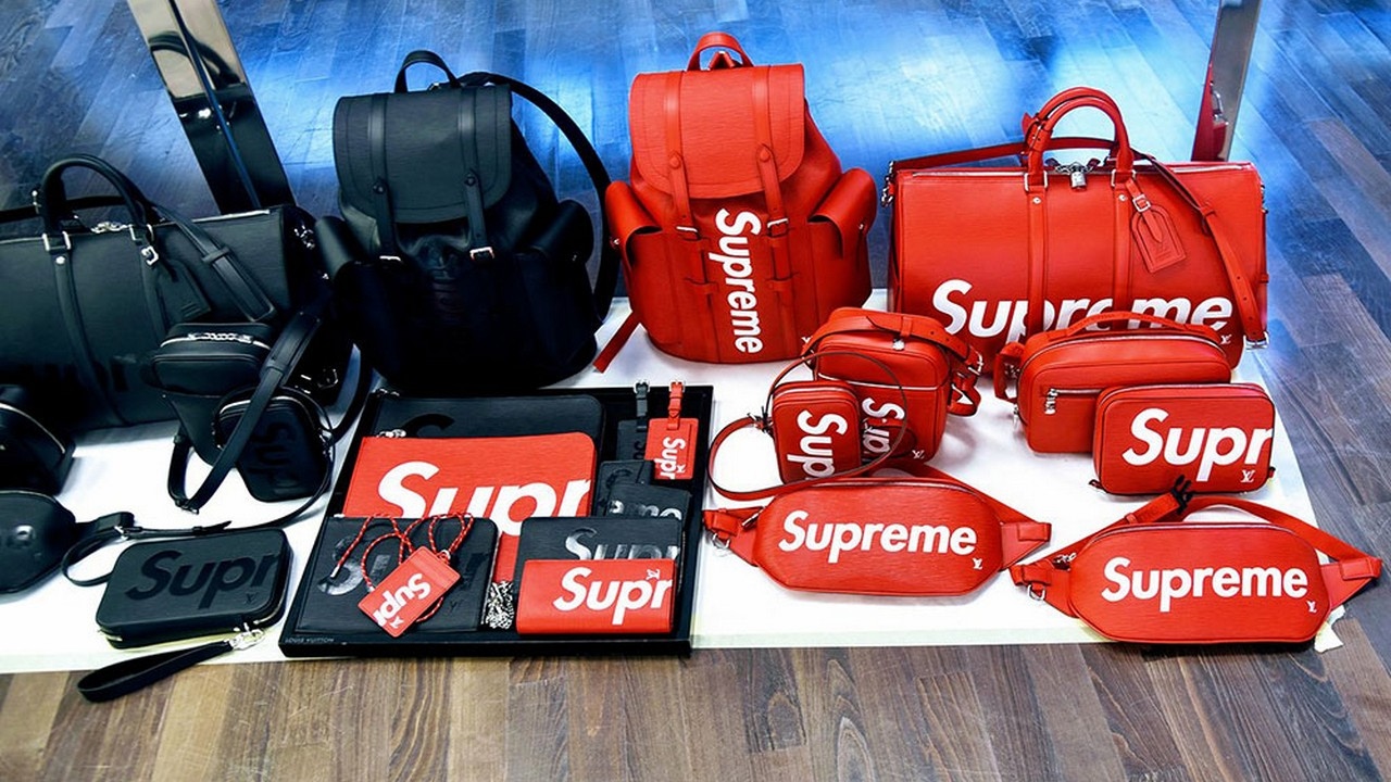 Louis vuitton supreme sneakers ebay