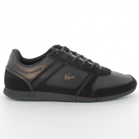 Sneakers homme cuir noir