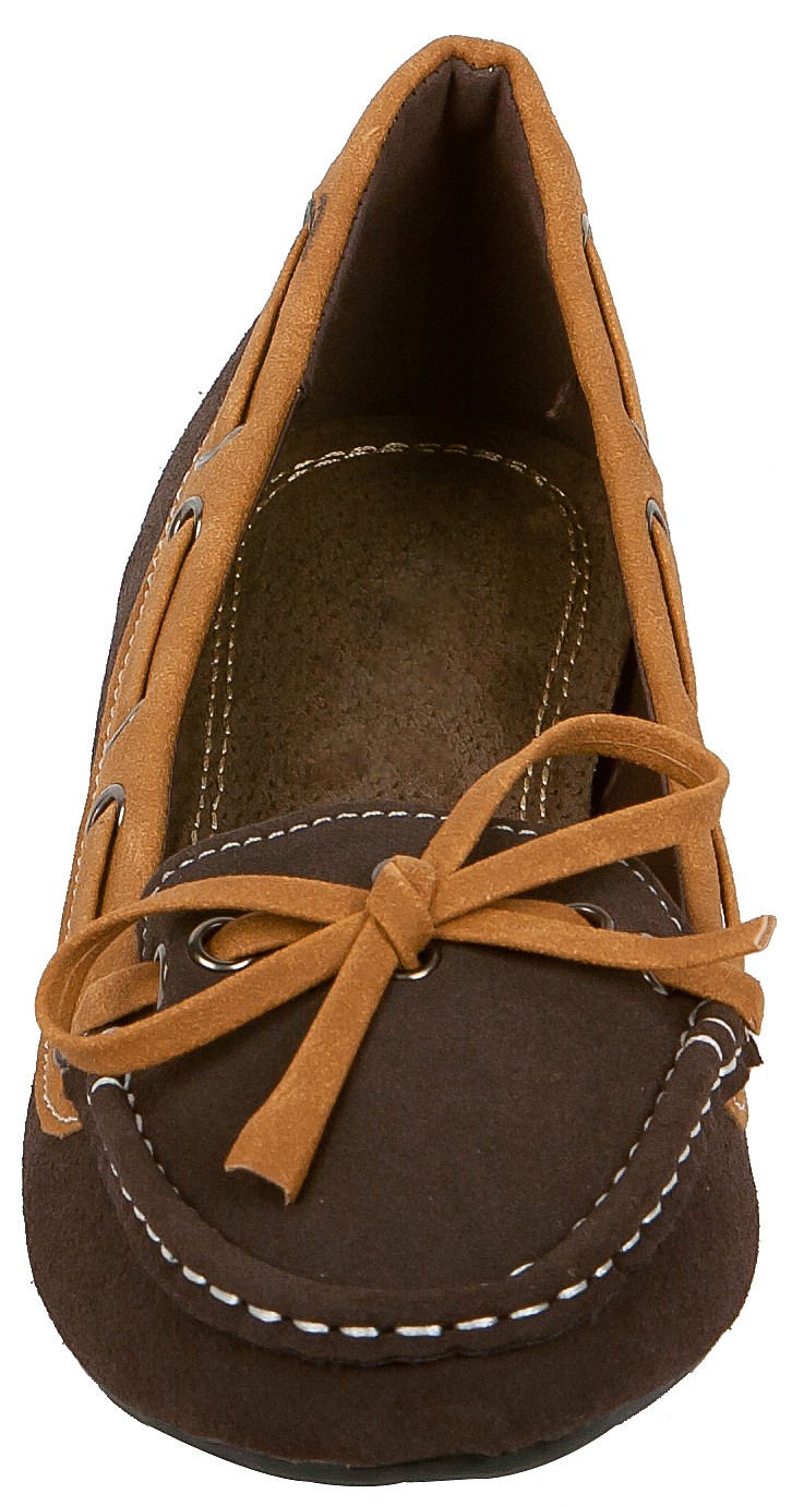 Mocassin femme en daim pas cher