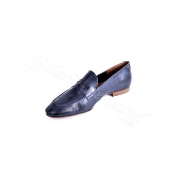 Mocassins bleu marine pour femme