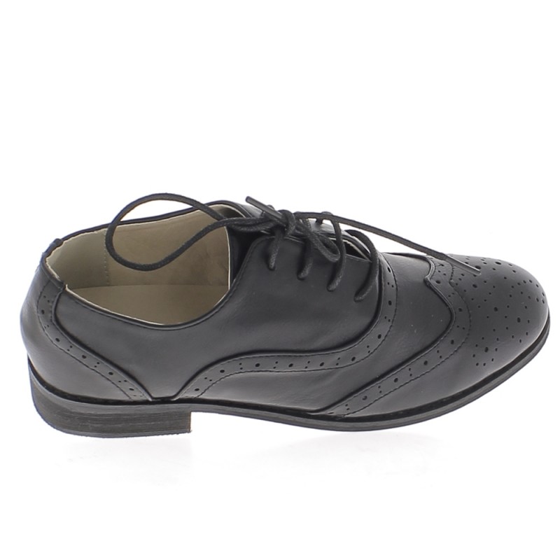 Mocassin femme lacet