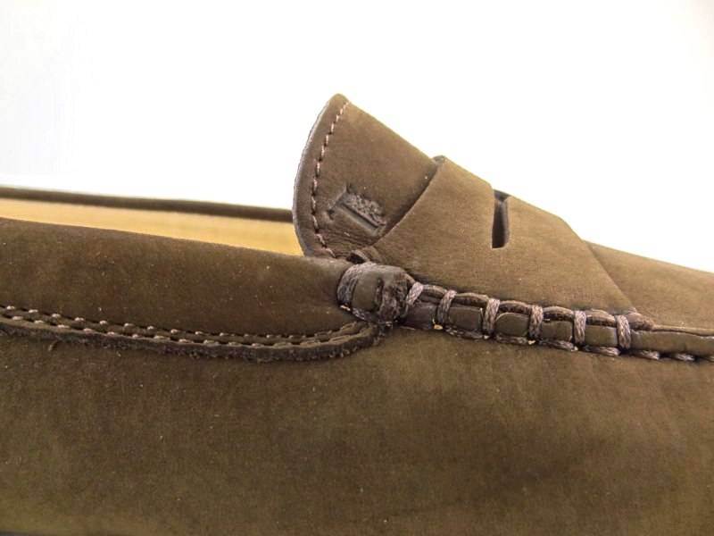Mocassin femme nubuck marron