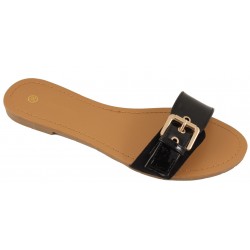 Sandale mule femme plate