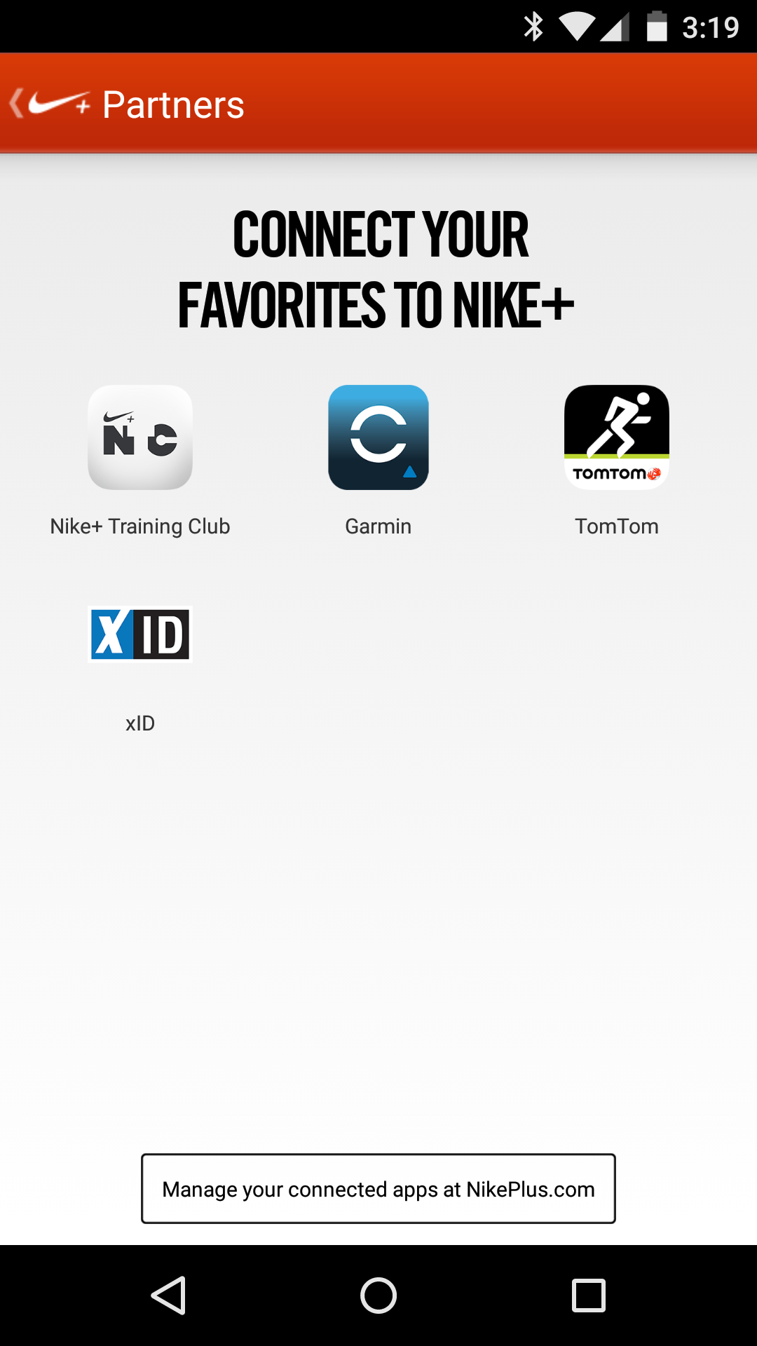 Nike running run not synced
