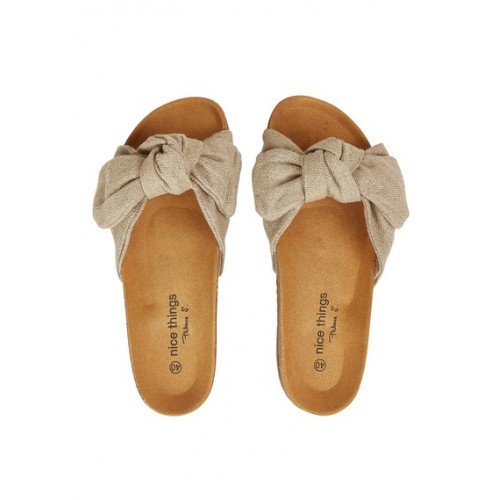 Sandale femme avec noeud