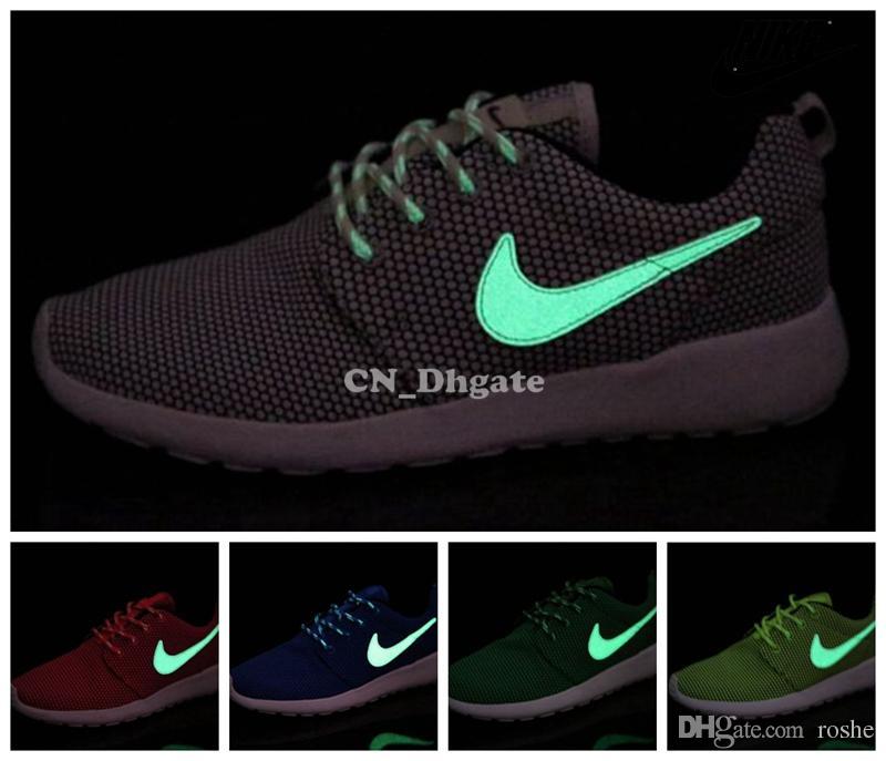 Nike sneakers glow in the dark