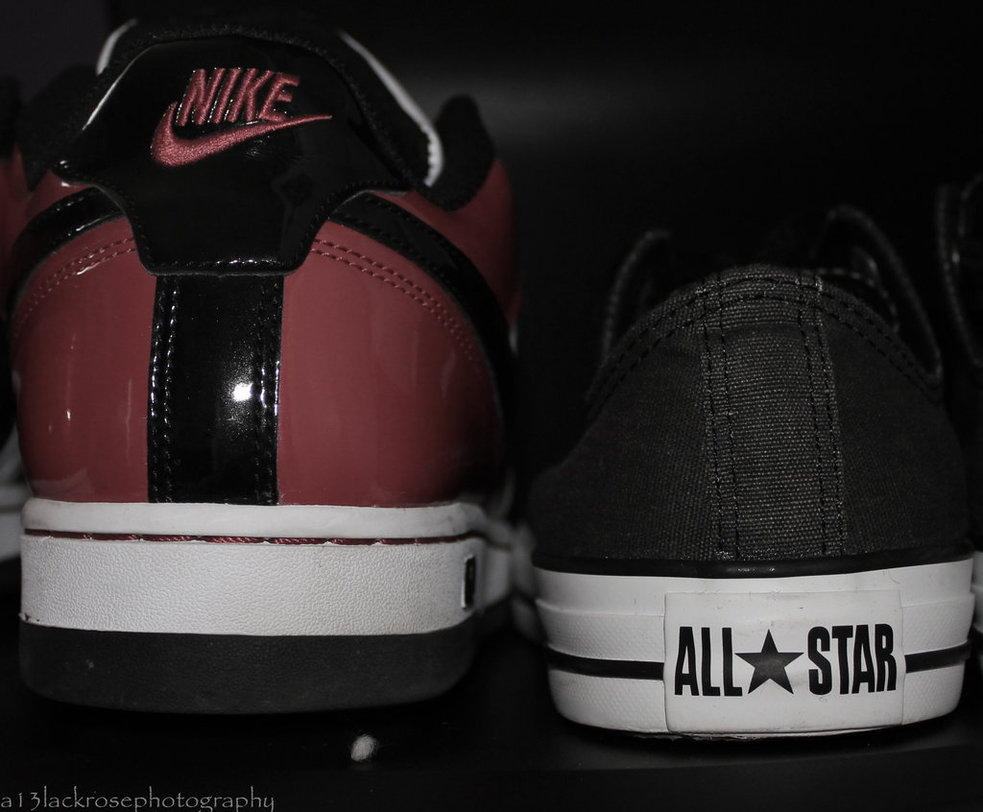 Nike sneakers vs converse