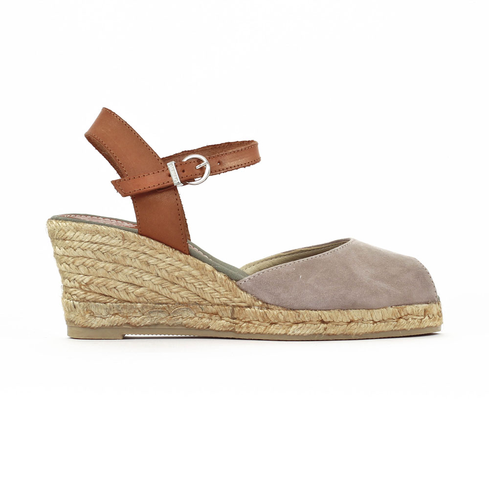 Chaussures compensées corde femme