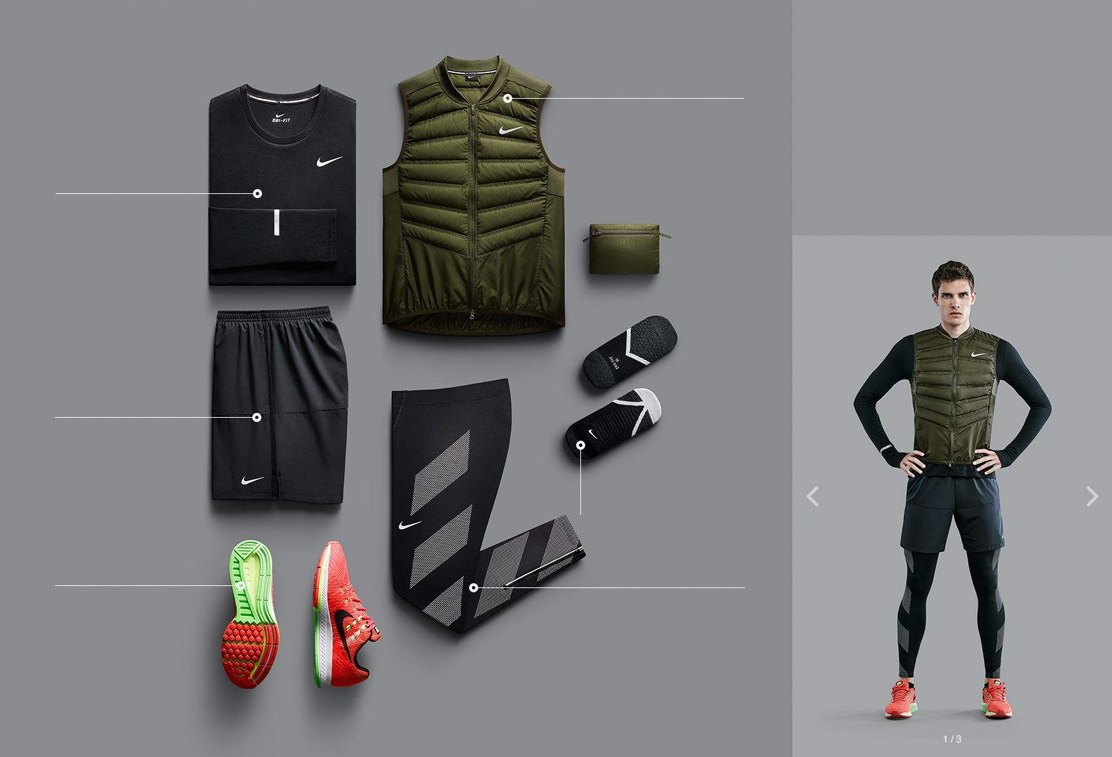 Nike running clothes