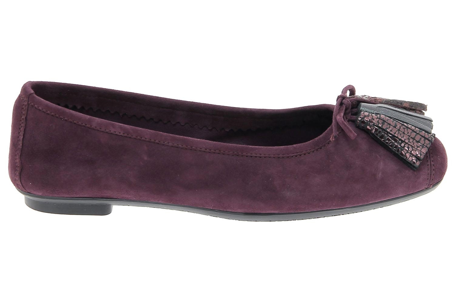 Ballerines reqins rouge