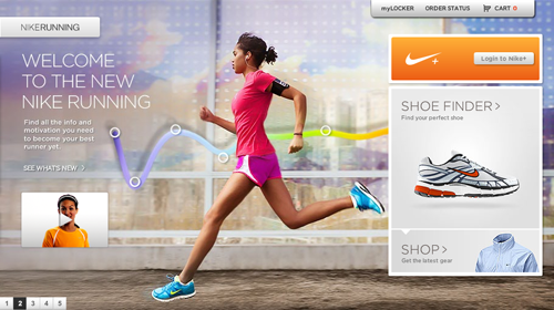 Nike running website