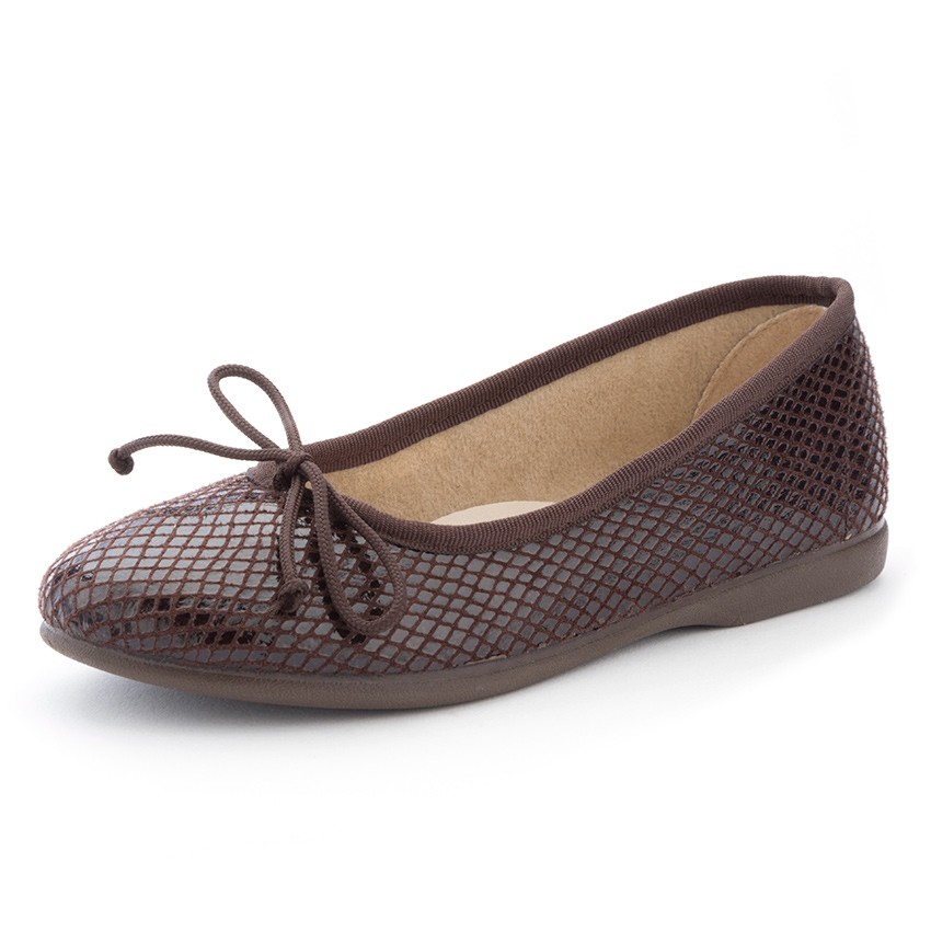 Ballerine marron fille