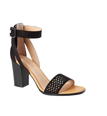 Sandale femme noire talon