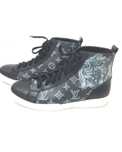 Gray louis vuitton sneakers