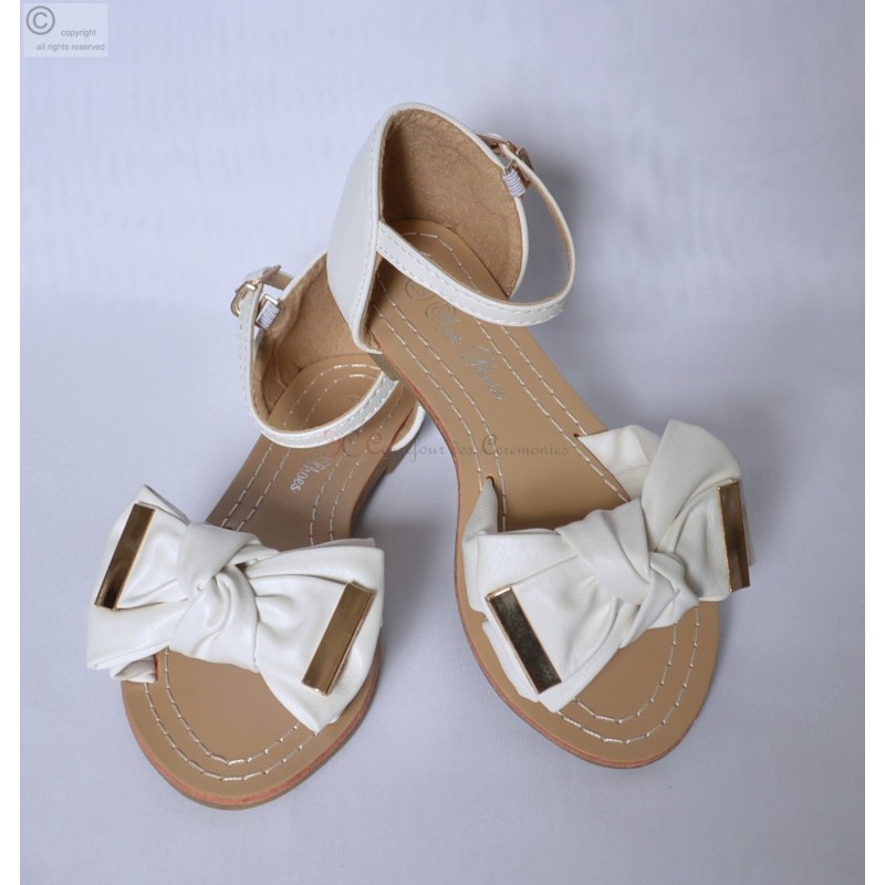 Sandale femme noeud