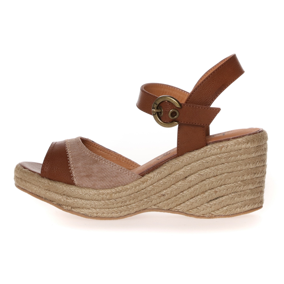 Sandale femme camel
