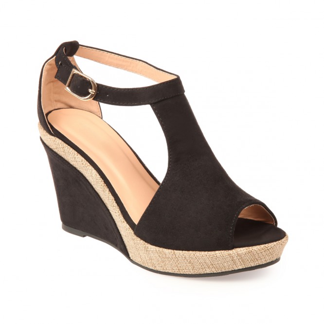 Chaussure compense femme pas cher