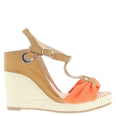 Sandale femme talon compense