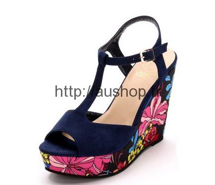 Chaussure compensée femme pas cher