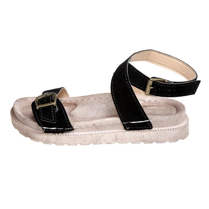 Sandale plate pour femme