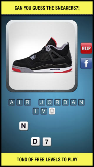 Sneaker quiz answers