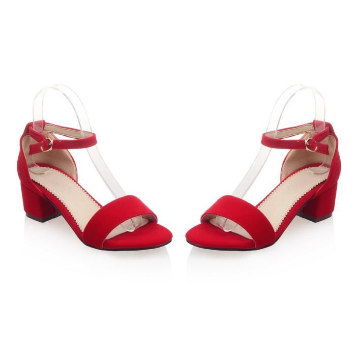 Sandale femme bout rond