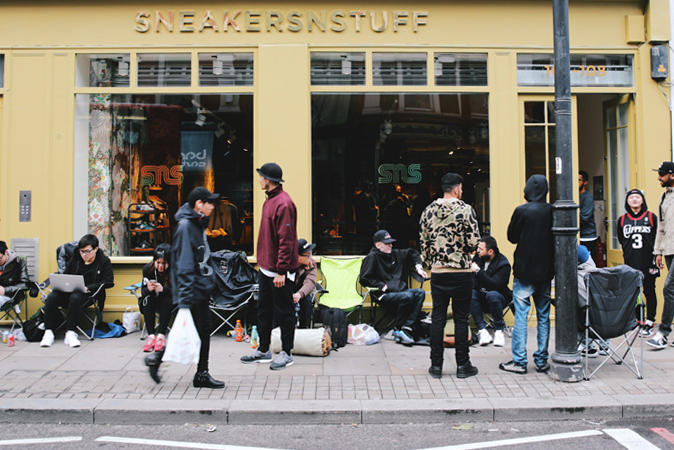 Sneakersnstuff in london