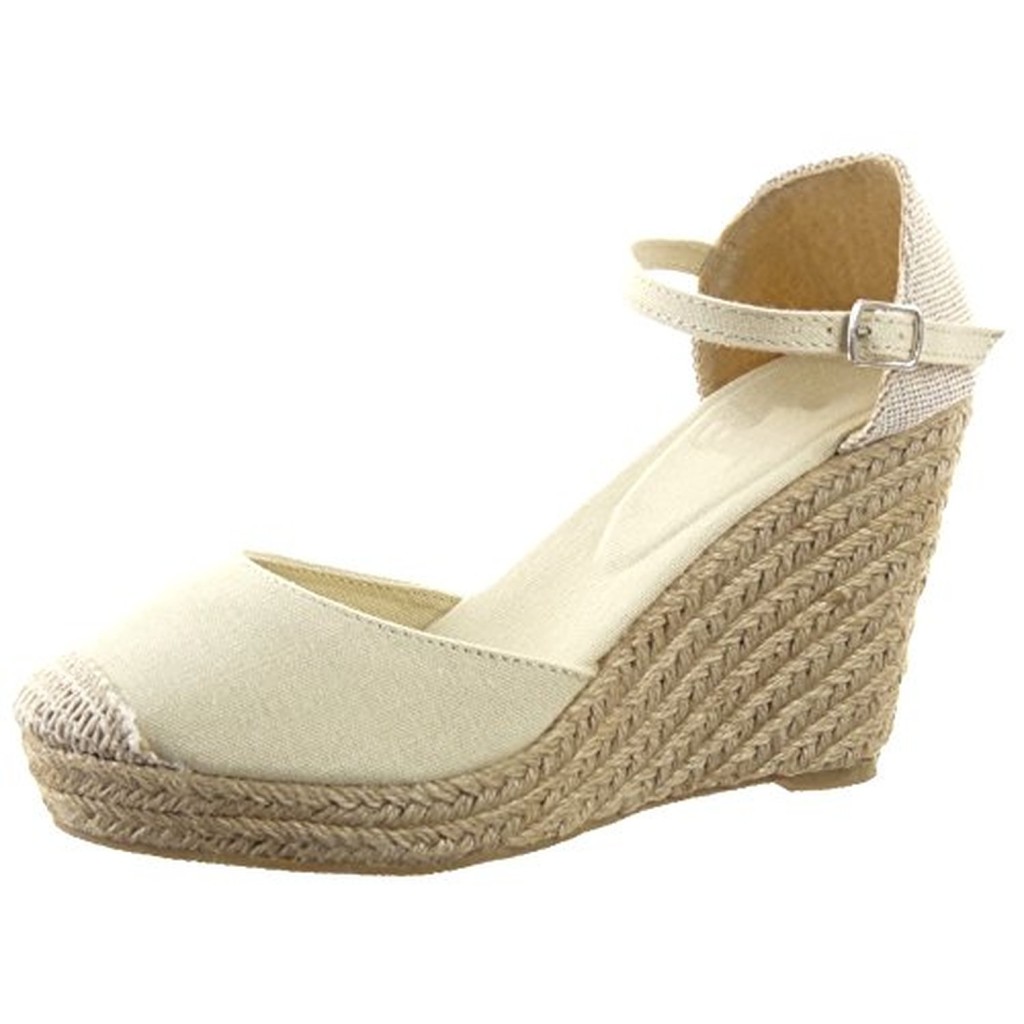 Chaussures compensées plates femme