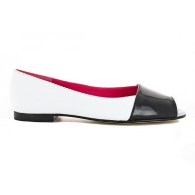 Ballerine chanel bianche e nere
