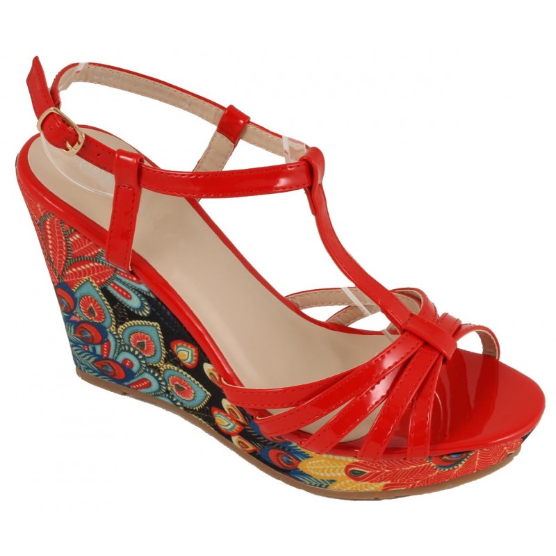Chaussure compensé fermé