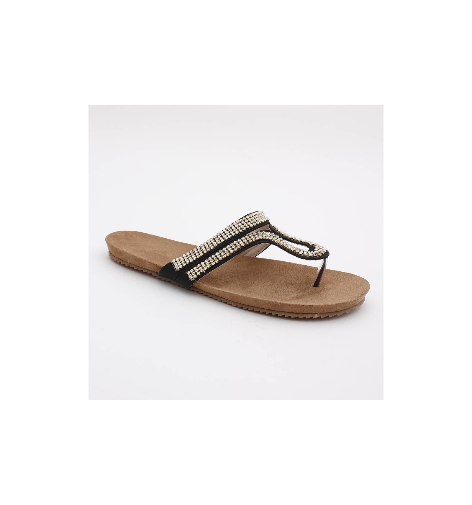 Tong femme cuir