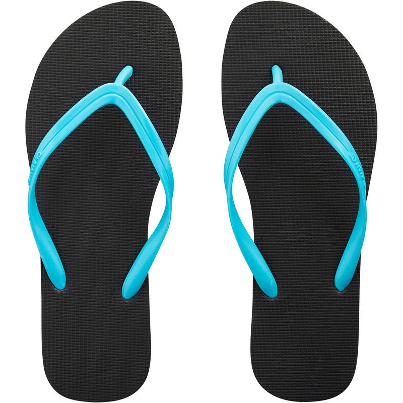 Tong noir femme decathlon