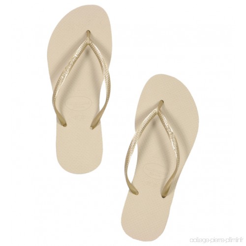 Tong femme havaianas doré