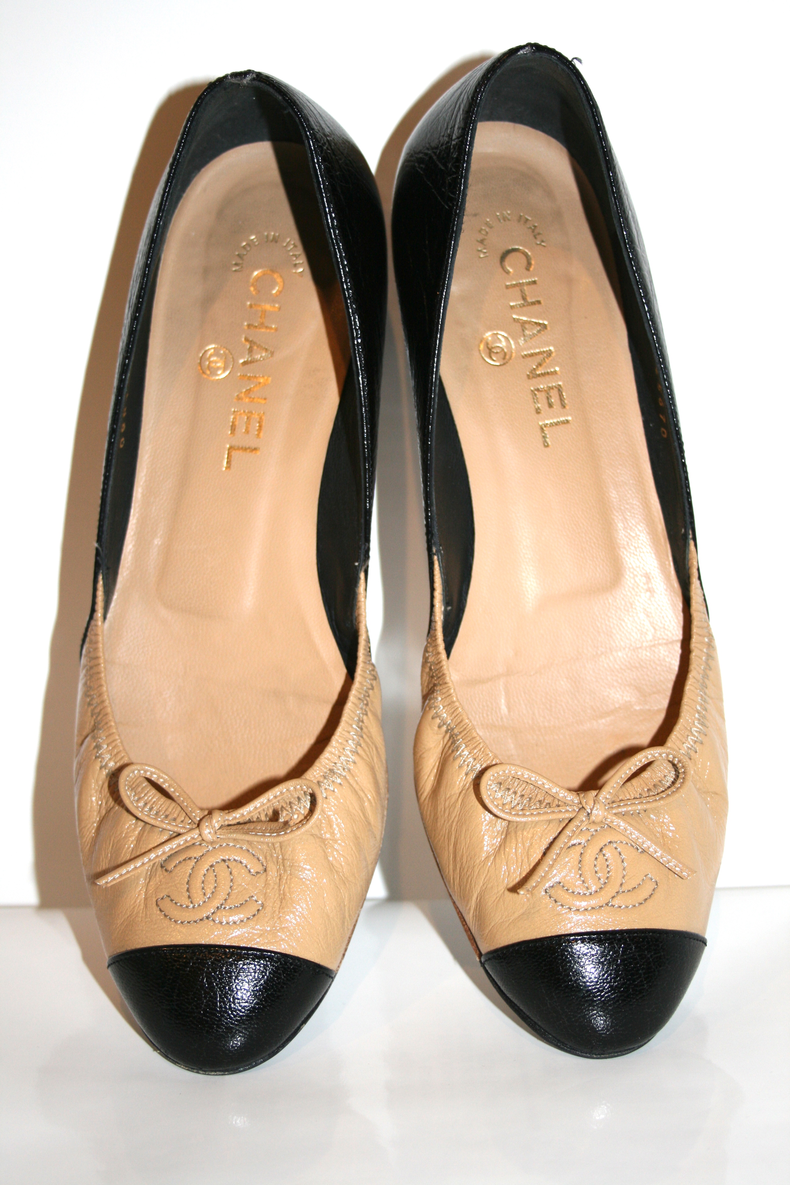 Chanel ballerina black