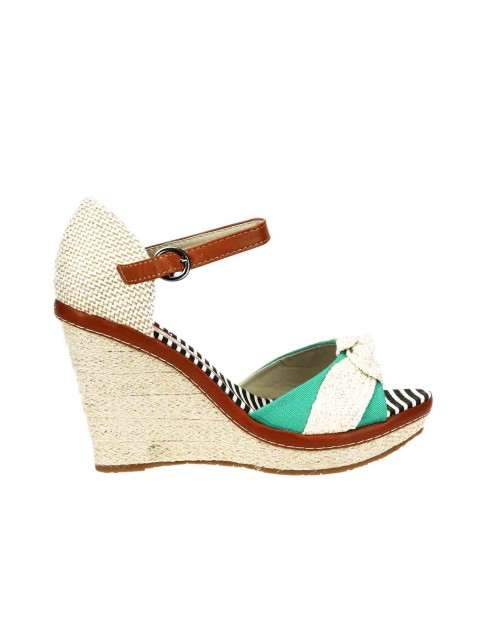 Chaussure compensée osier